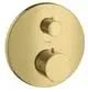 AXOR-HG-AXOR-Starck-Thermostat-Unterputz-mit-Absperrventil-Brushed-Brass-10700950 gallery number 1